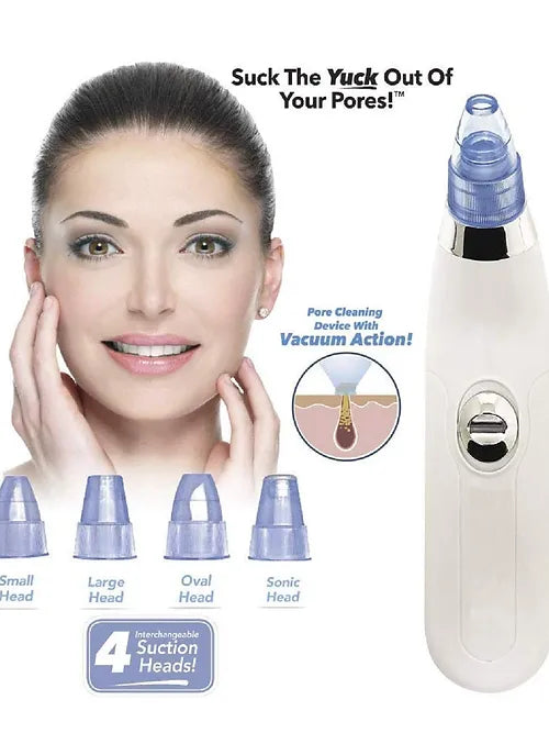 Derma Suction Facial Pore Cleanser - Blackhead Whitehead Remover Suction Machine